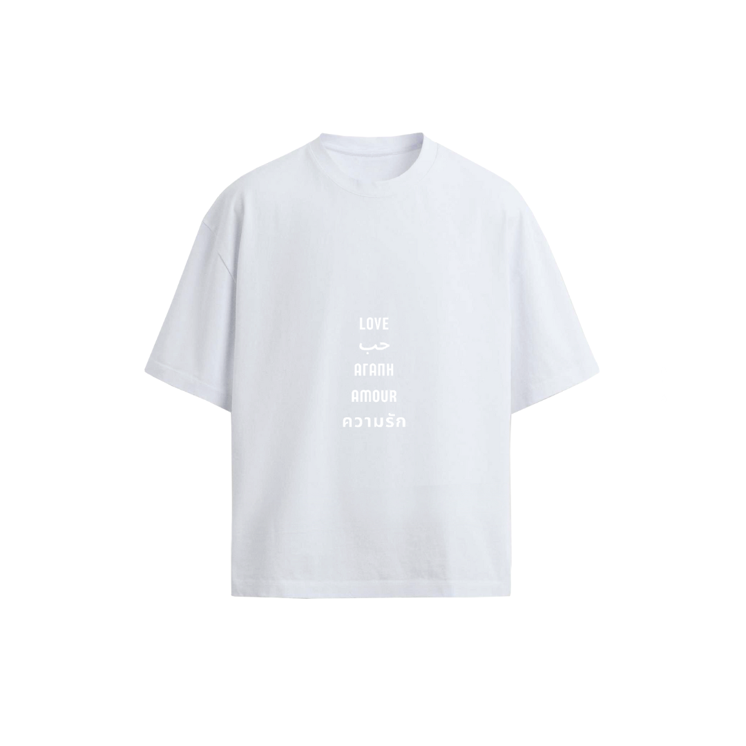 Oversized Heavyweight Tee - Love