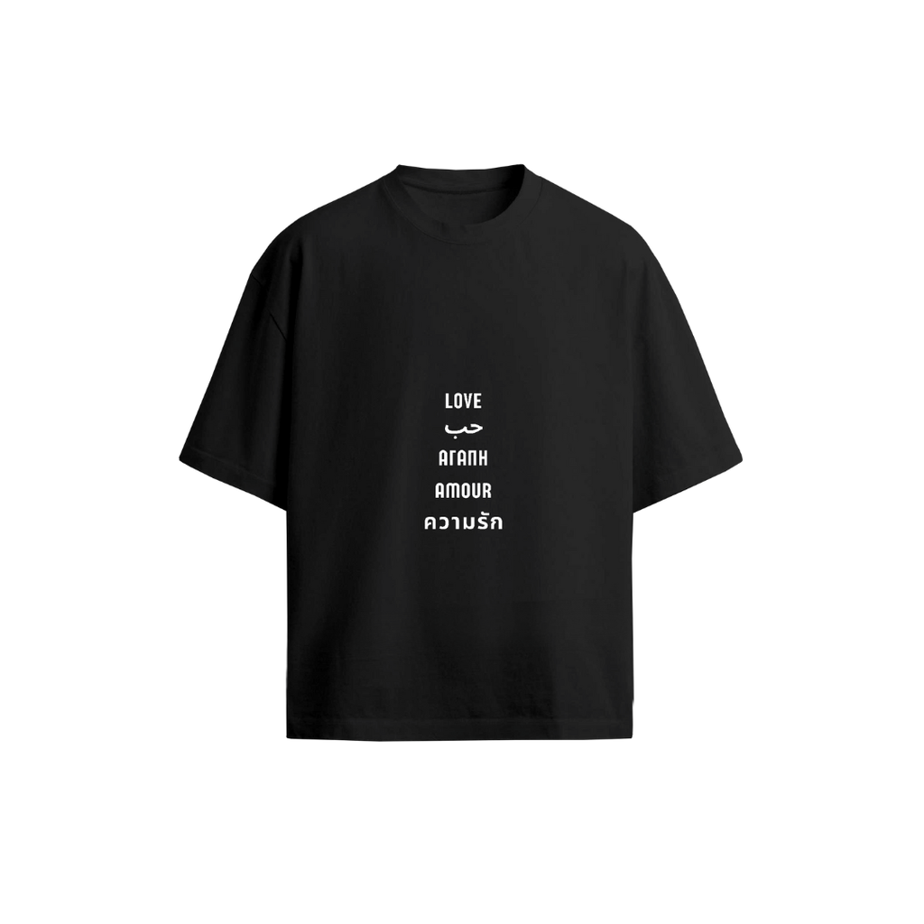 Oversized Heavyweight Tee - Love
