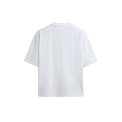Love Tee back print — love in Arabic French Greek English Thai — LOVE DIFFERENT