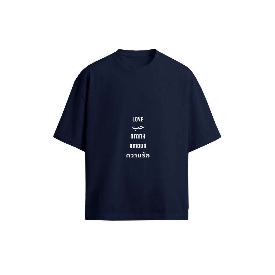 Oversized Heavyweight Tee - Love