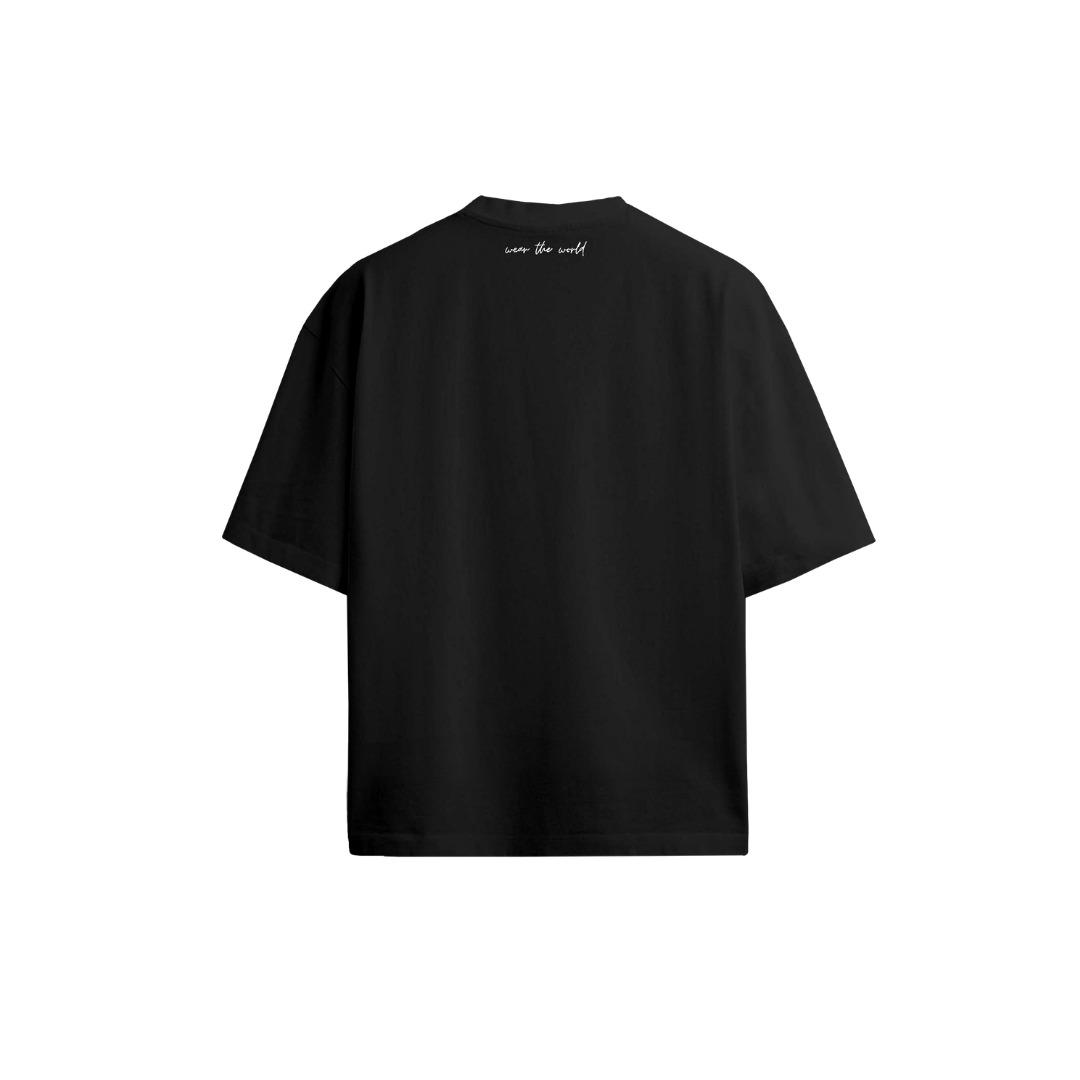 Love Tee back print — love in Arabic French Greek English Thai — LOVE DIFFERENT