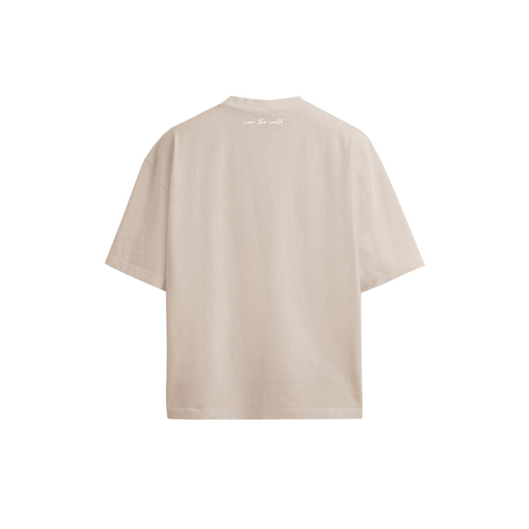 Love Tee back print — love in Arabic French Greek English Thai — LOVE DIFFERENT